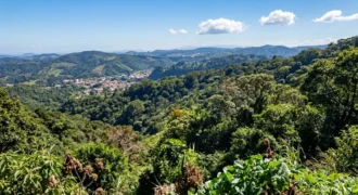 Finca de Café Productora de 2 Hectáreas en Alto Lino, Boquete  Vistas Panorámicas y Agua Viva